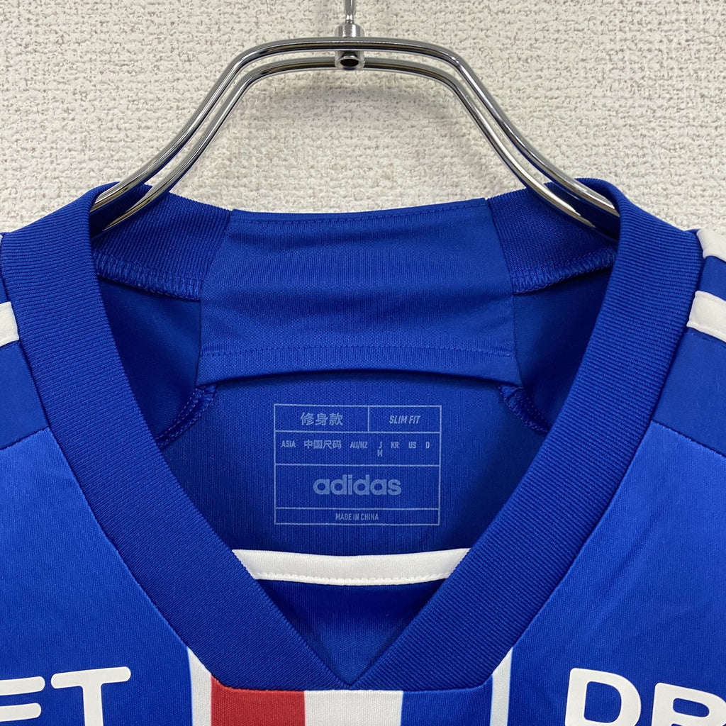 adidas　アディダス　横浜F・マリノス　永戸勝也　ユニフォーム　ゲームシャツ　青　ブルー　Mサイズ