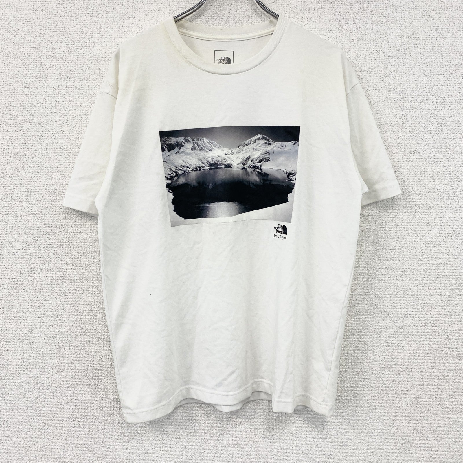 THE NORTH FACE　ザ・ノースフェイス　半袖プリントフォトTシャツ　白　ホワイト　XLサイズ