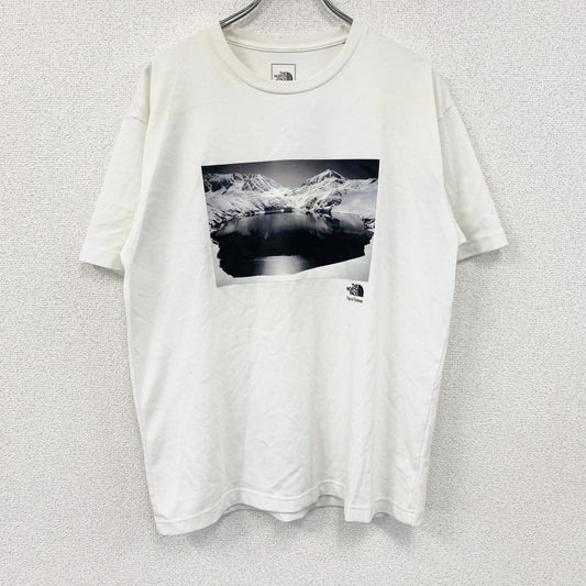 THE NORTH FACE　ザ・ノースフェイス　半袖プリントフォトTシャツ　白　ホワイト　XLサイズ