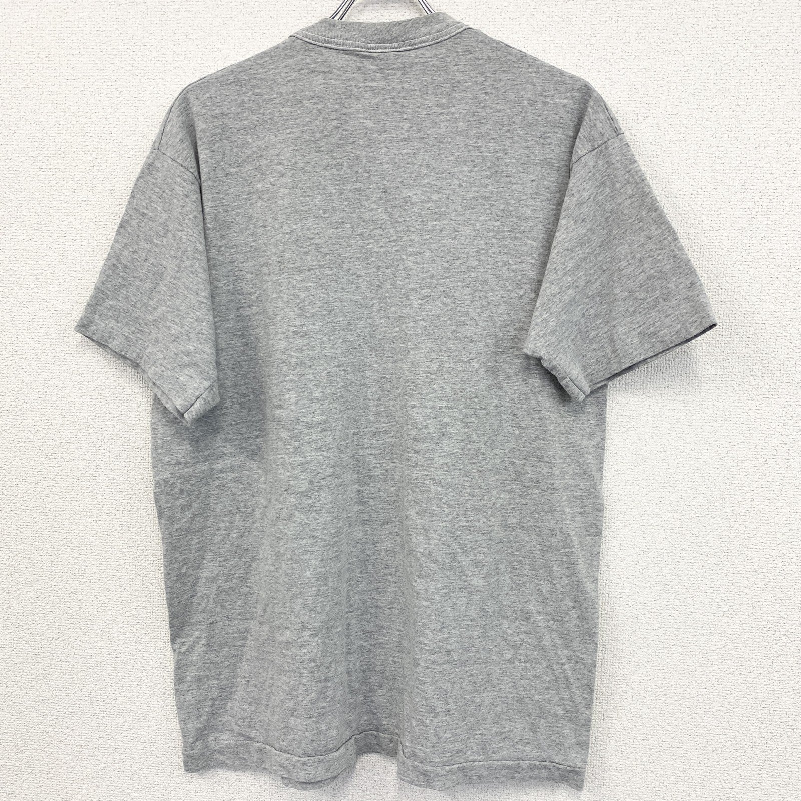 90s　ACKLEY MOODS　半袖プリントTシャツ　ヴィンテージ　シングルステッチ　灰色　グレー　XLサイズ
