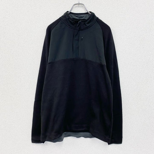 Champion チャンピオン　プルオーバーフリースジャケット　黒　ブラック　XLサイズ