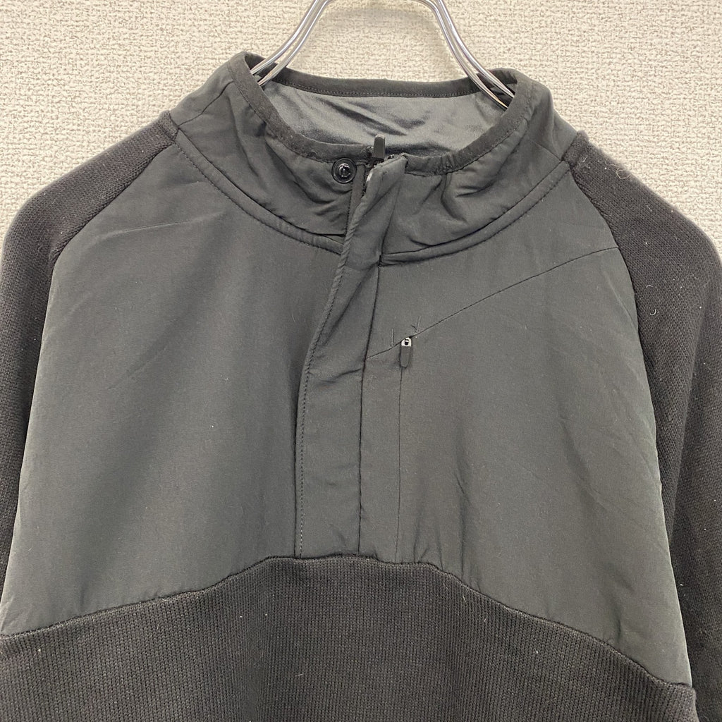 Champion チャンピオン　プルオーバーフリースジャケット　黒　ブラック　XLサイズ