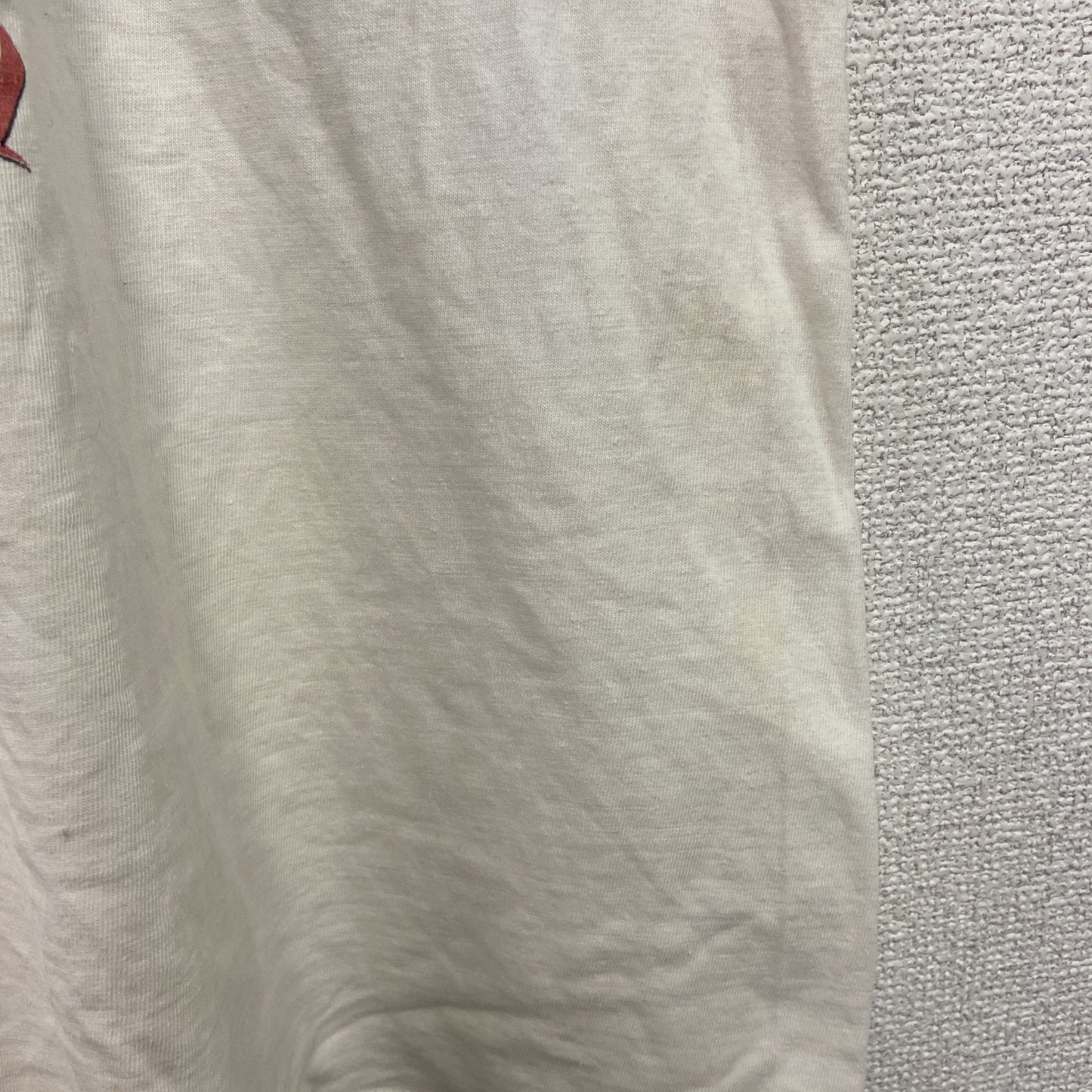 90s～　Cosmos Blue　半袖プリントTシャツ　アレックスクリビ―レ　白　ホワイト　XLサイズ