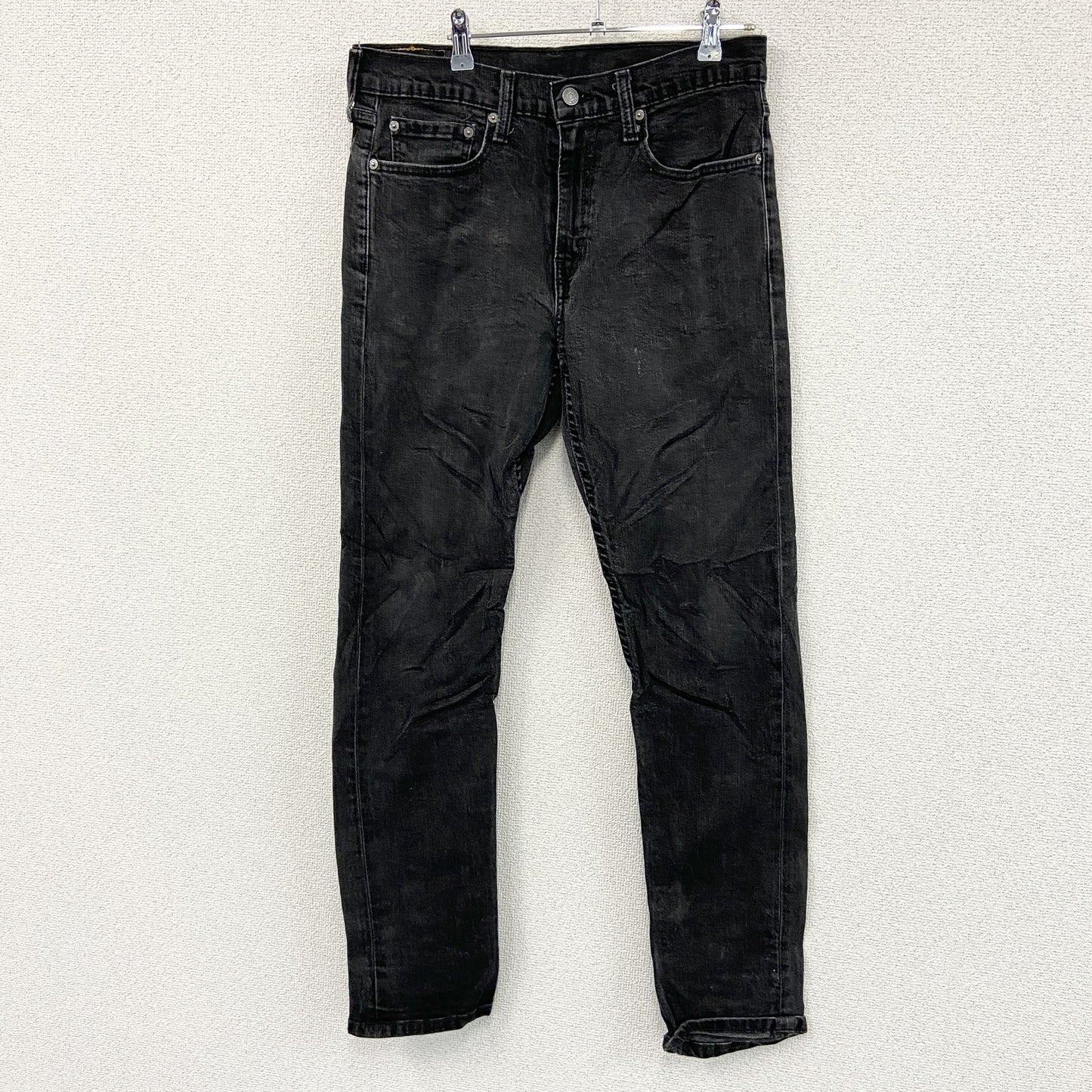 Levi’s　リーバイス　502　ブラックデニムパンツ/ジーンズ　ジップフライ　黒　ブラック　W32サイズ