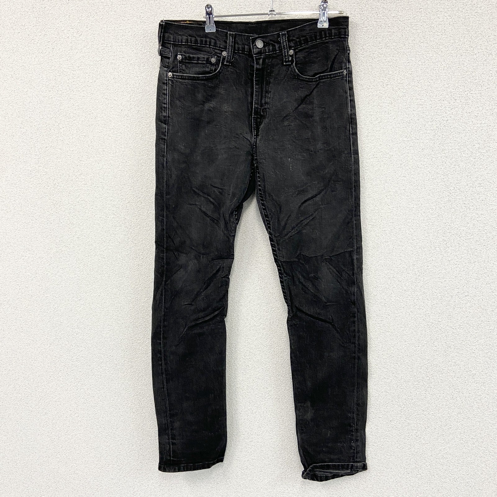 Levi’s　リーバイス　502　ブラックデニムパンツ/ジーンズ　ジップフライ　黒　ブラック　W32サイズ