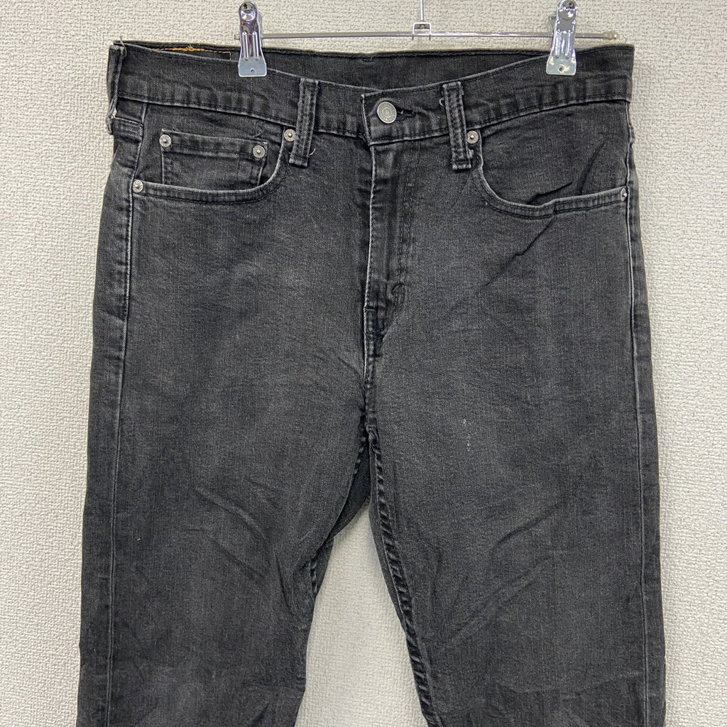 Levi’s　リーバイス　502　ブラックデニムパンツ/ジーンズ　ジップフライ　黒　ブラック　W32サイズ