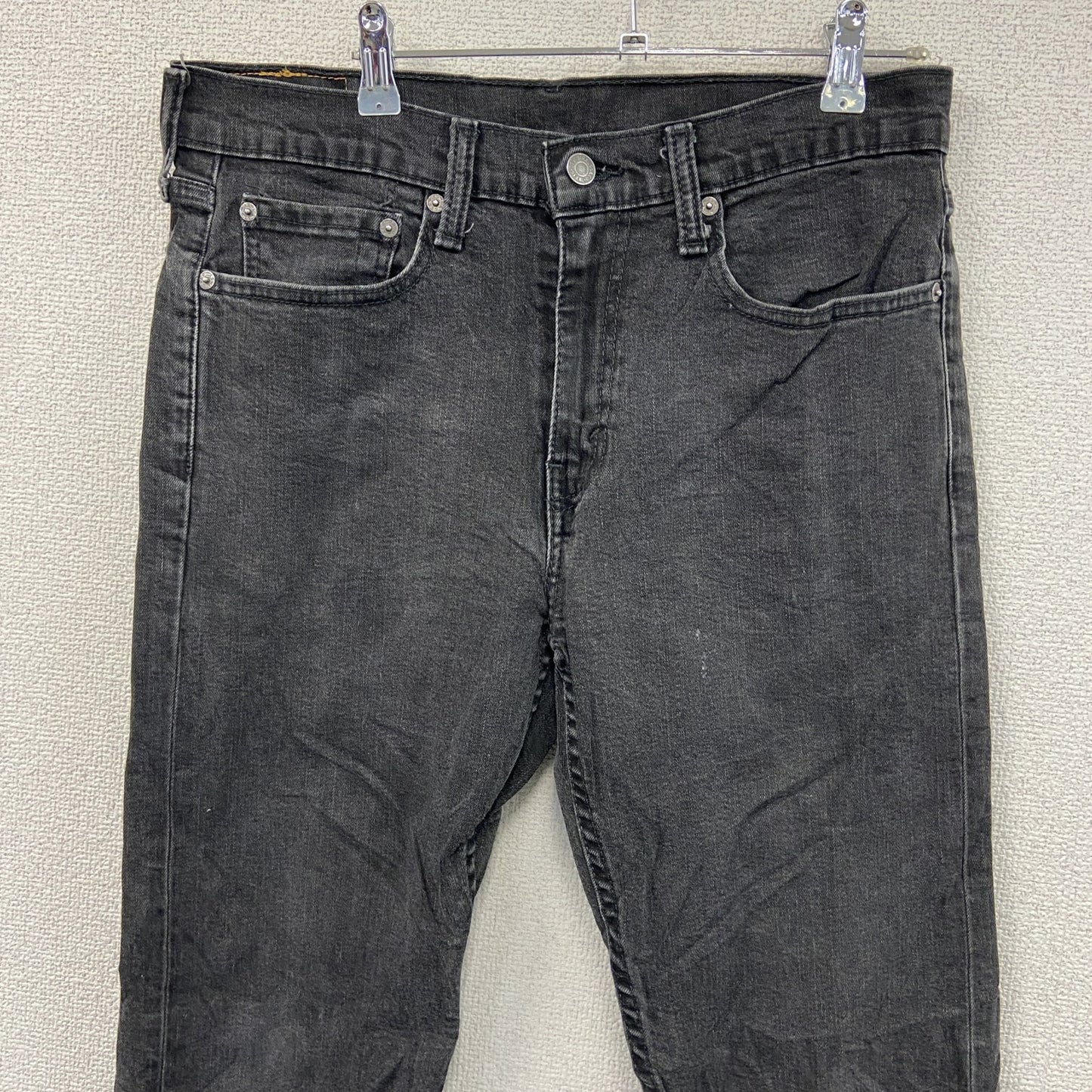 Levi’s　リーバイス　502　ブラックデニムパンツ/ジーンズ　ジップフライ　黒　ブラック　W32サイズ