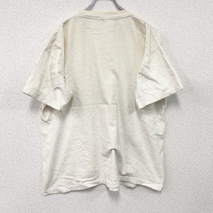 90s～　Cosmos Blue　半袖プリントTシャツ　アレックスクリビ―レ　白　ホワイト　XLサイズ