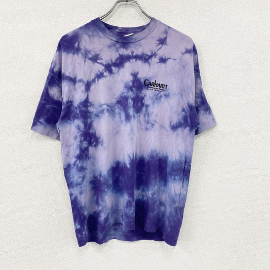 Carhartt　カーハート　半袖プリントTシャツ　タイダイ柄　紫　パープル　Sサイズ
