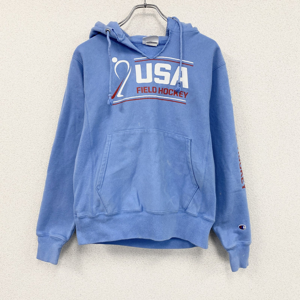 Champion　チャンピオン　リバースウィーブ　スウェットパーカー/フーディー　水色　ブルー　Sサイズ