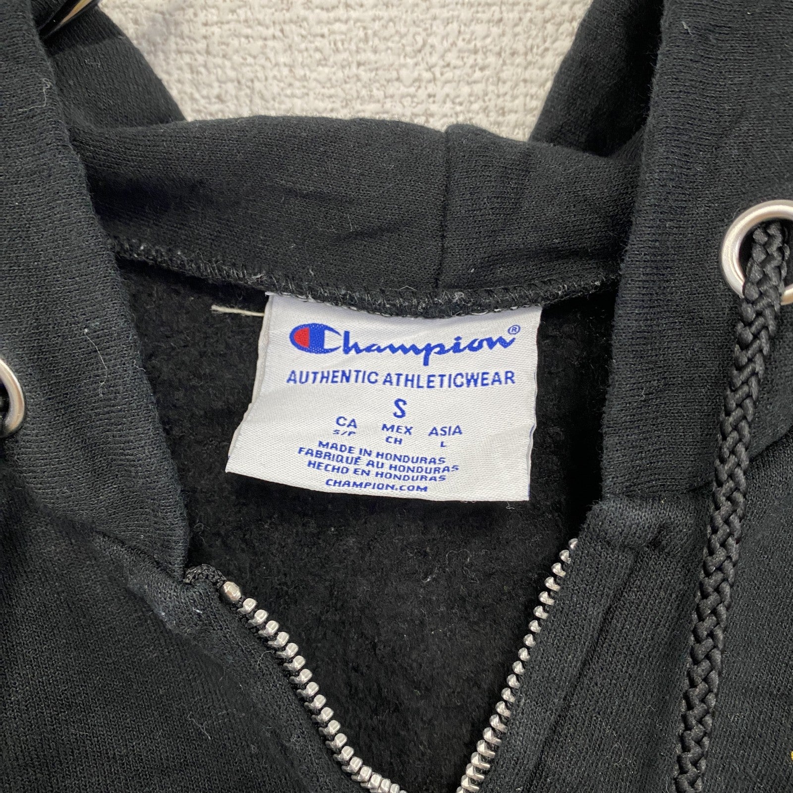 champion　チャンピオン　フルジップスウェットパーカー/フーディー　黒　ブラック　Sサイズ