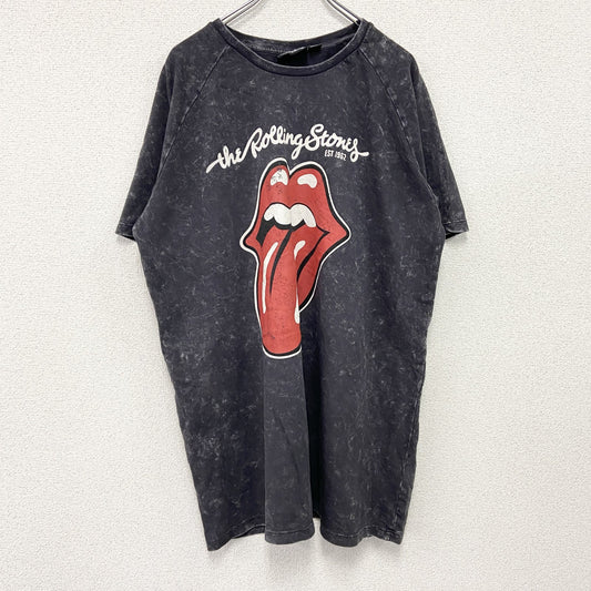 The Rolling Stones　ローリングストーンズ　半袖プリントTシャツ　バンドT　黒　ブラック　XLサイズ