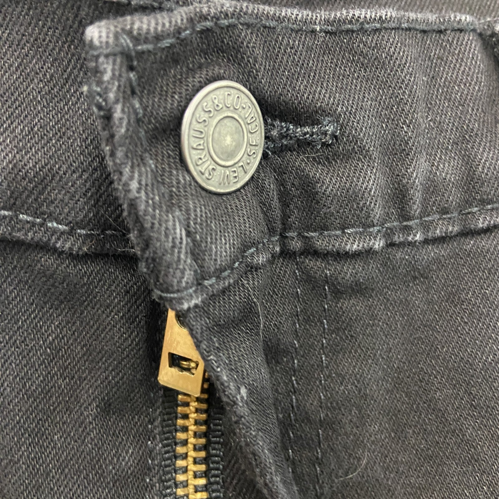 Levi’s　リーバイス　511　ブラックデニムパンツ/ジーンズ　ジップフライ　黒　ブラック　W36サイズ
