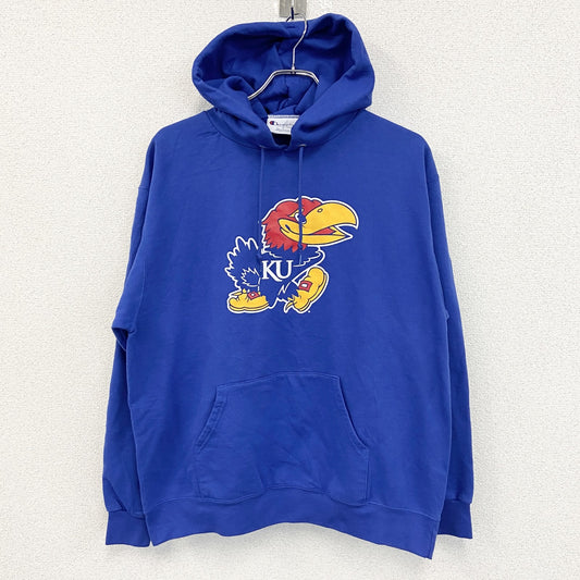 champion　チャンピオン　スウェットパーカー/フーディ　青　Lサイズ
