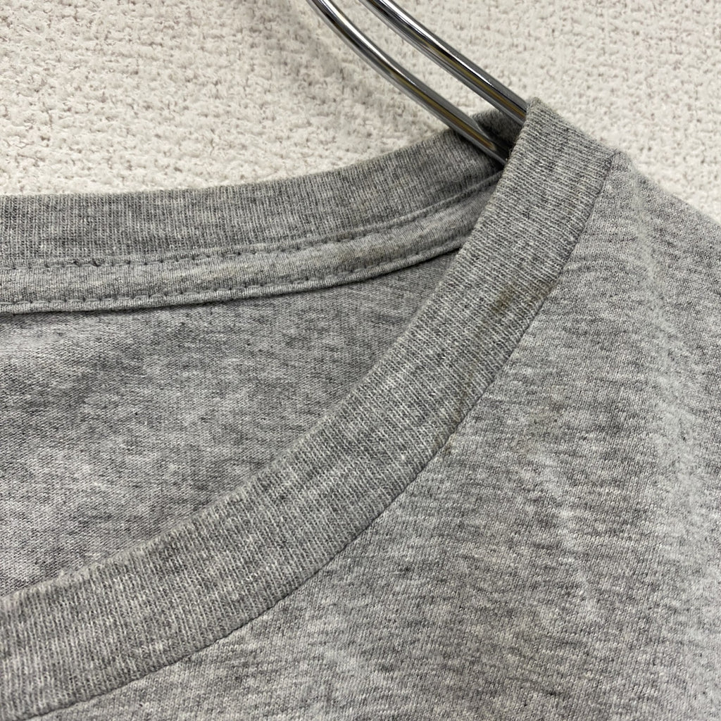 adidas　アディダス　半袖プリントTシャツ　パフォーマンスロゴ　灰色　グレー　2Xサイズ