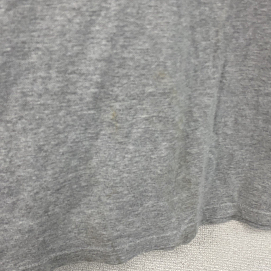 adidas　アディダス　半袖プリントTシャツ　パフォーマンスロゴ　灰色　グレー　2Xサイズ