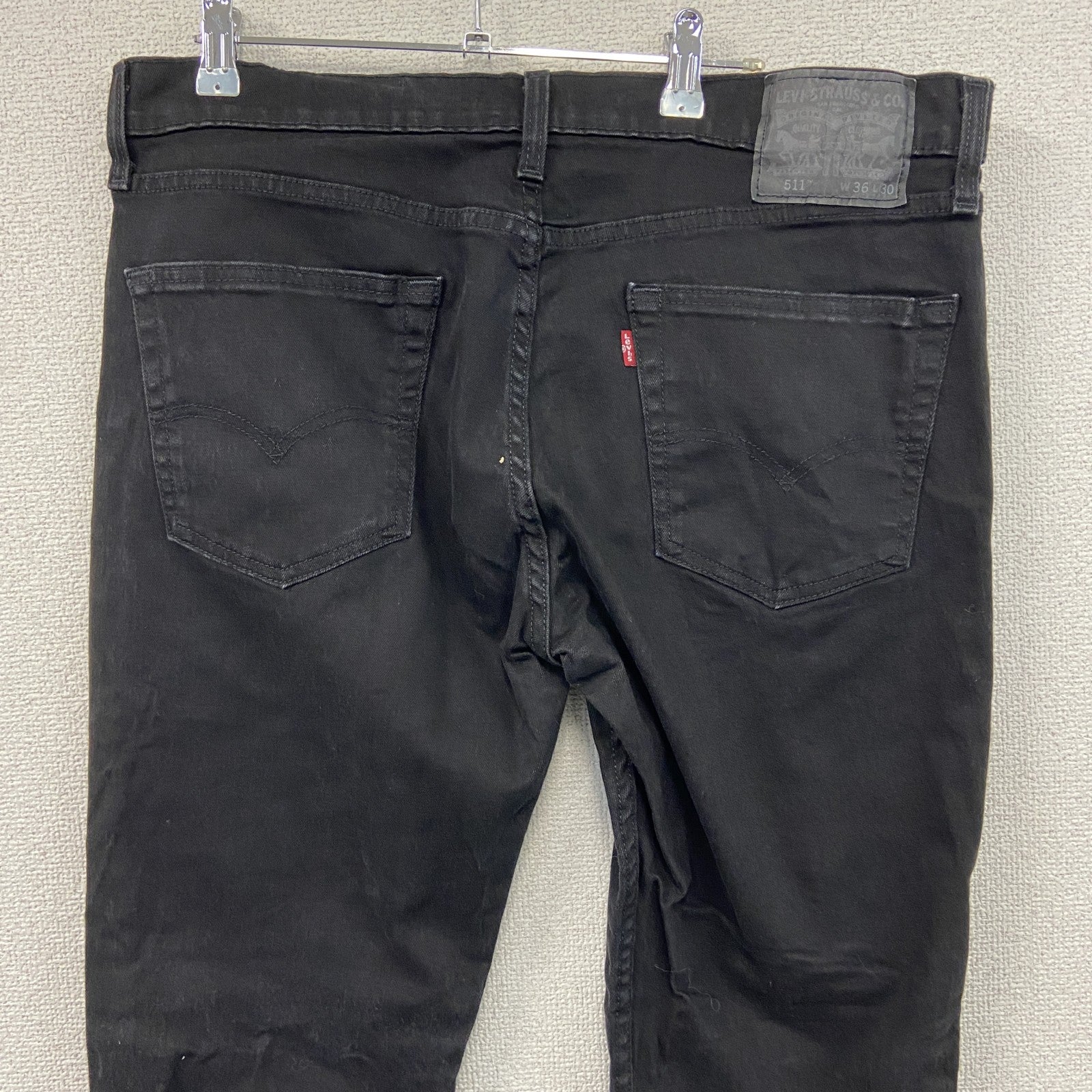 Levi’s　リーバイス　511　ブラックデニムパンツ/ジーンズ　ジップフライ　黒　ブラック　W36サイズ
