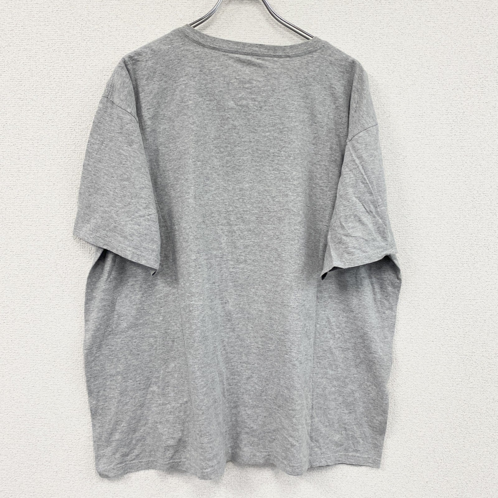 adidas　アディダス　半袖プリントTシャツ　パフォーマンスロゴ　灰色　グレー　2Xサイズ