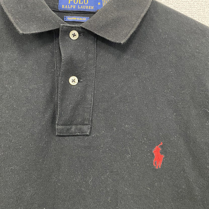 　POLO RALPH LAUREN　ポロ・ラルフローレン　半袖ポロシャツ　黒　ブラック　Mサイズ