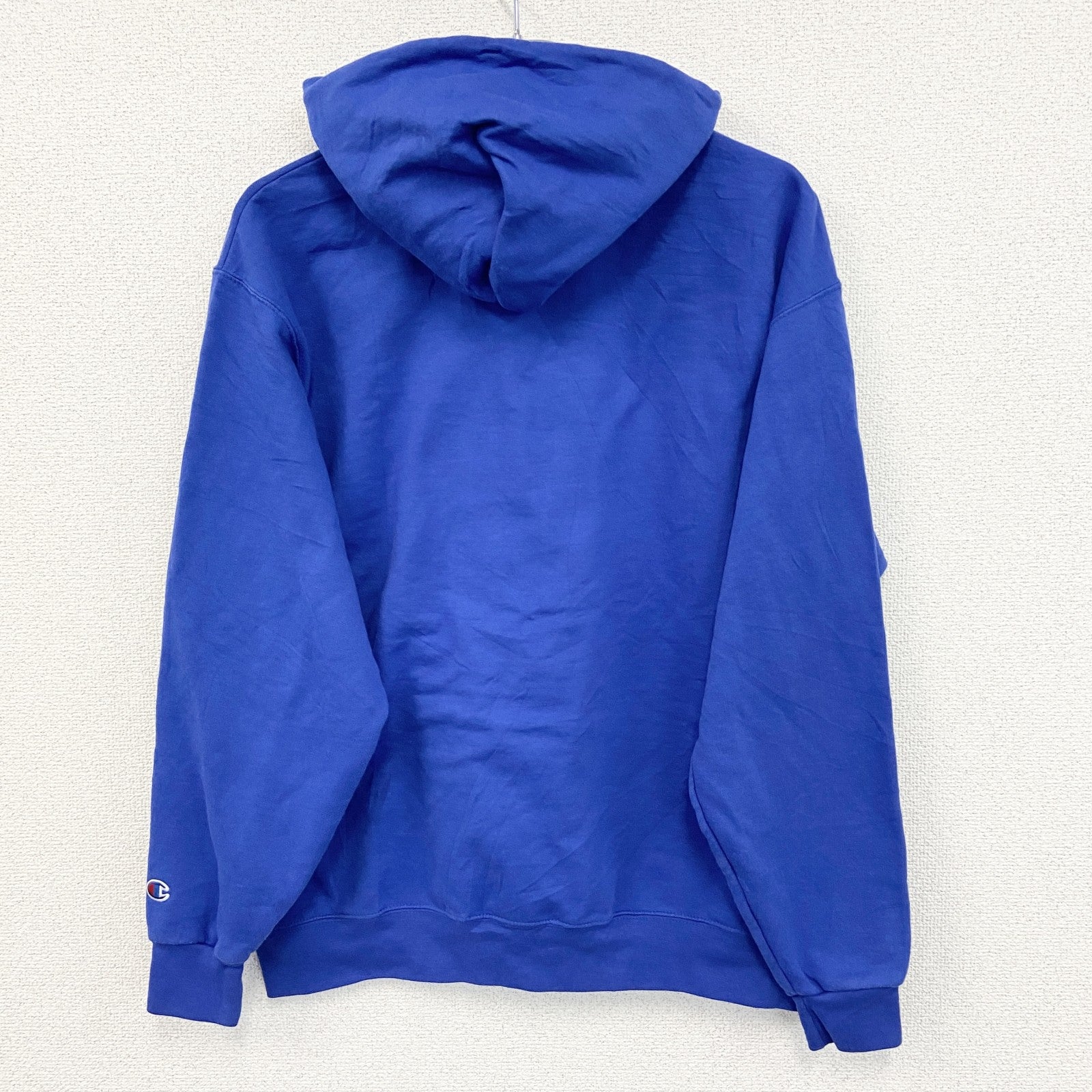 champion　チャンピオン　スウェットパーカー/フーディ　青　Lサイズ