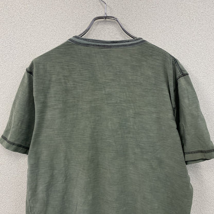 Modern Culture　半袖Tシャツ　ヘンリーネック　アート　fairy grunge　緑　グリーン　Lサイズ