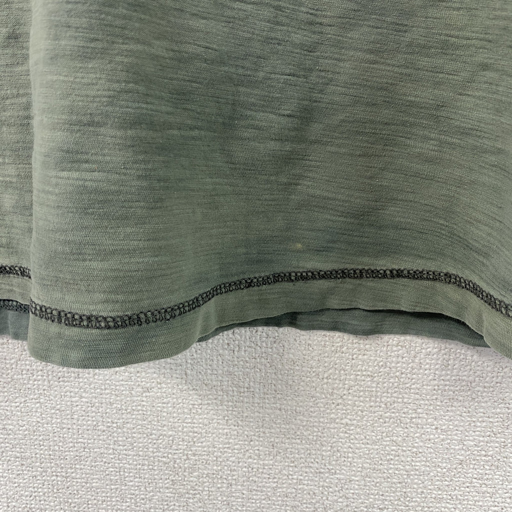 Modern Culture　半袖Tシャツ　ヘンリーネック　アート　fairy grunge　緑　グリーン　Lサイズ