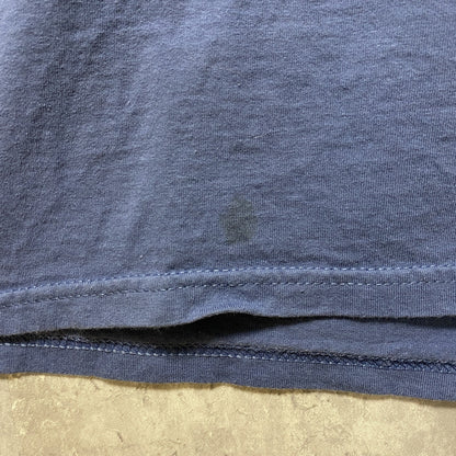 古着 used　Hard Rock HOTEL&CASINO　半袖バックプリントTシャツ　ワンポイント　ネイビー　紺　XXLサイズ