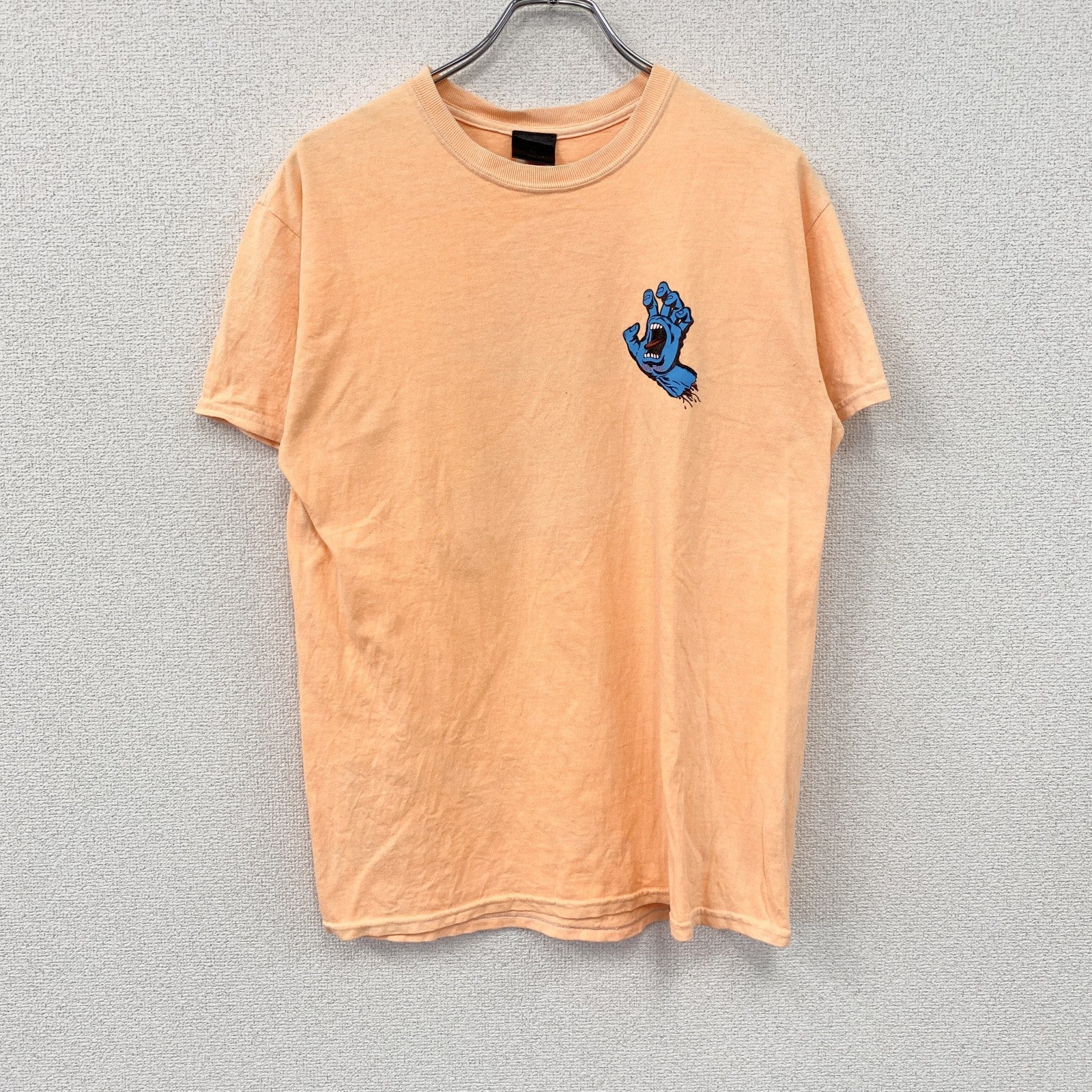 SANTA CRUZ　サンタクルーズ　スクリーミングハンドTシャツ　半袖プリントTシャツ　オレンジ　Mサイズ