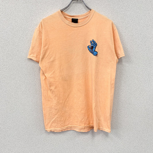 SANTA CRUZ　サンタクルーズ　スクリーミングハンドTシャツ　半袖プリントTシャツ　オレンジ　Mサイズ