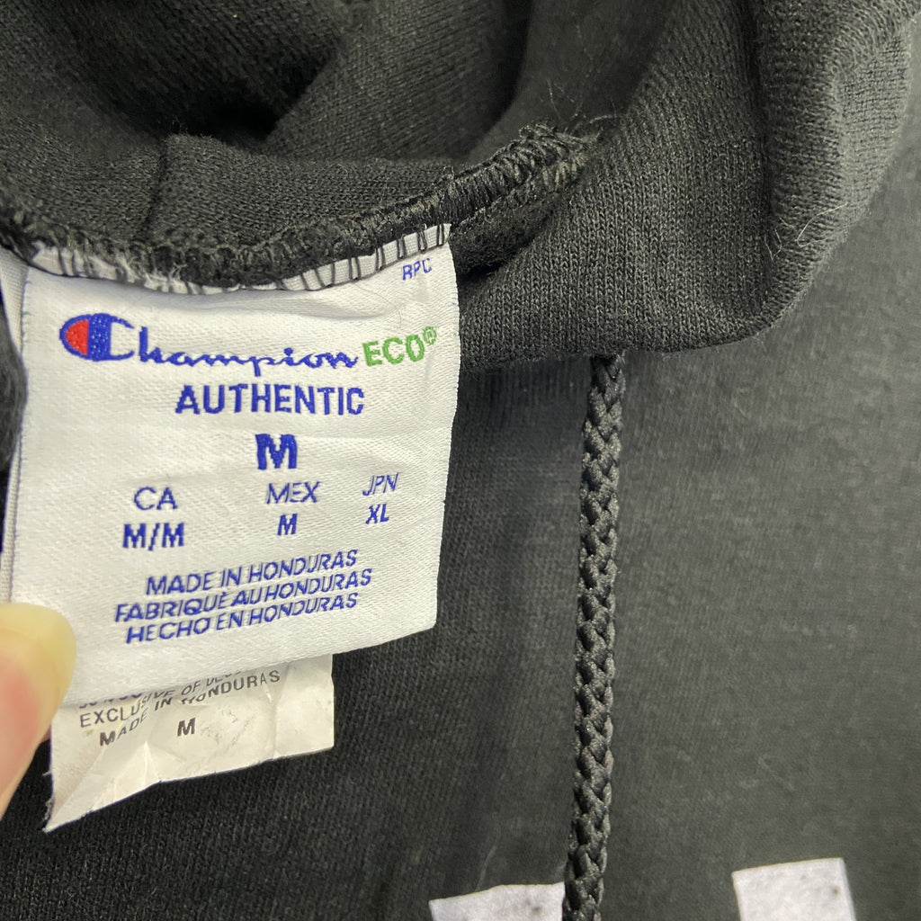 champion　チャンピオン　スウェットパーカー/フーディ　JAY WALK　刺繍ロゴ　現行　黒　ブラック　Mサイズ
