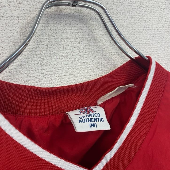 SPORTCO AUTHENTIC　プルオーバーナイロンジャケット　赤　レッド　Mサイズ