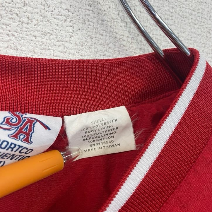 SPORTCO AUTHENTIC　プルオーバーナイロンジャケット　赤　レッド　Mサイズ