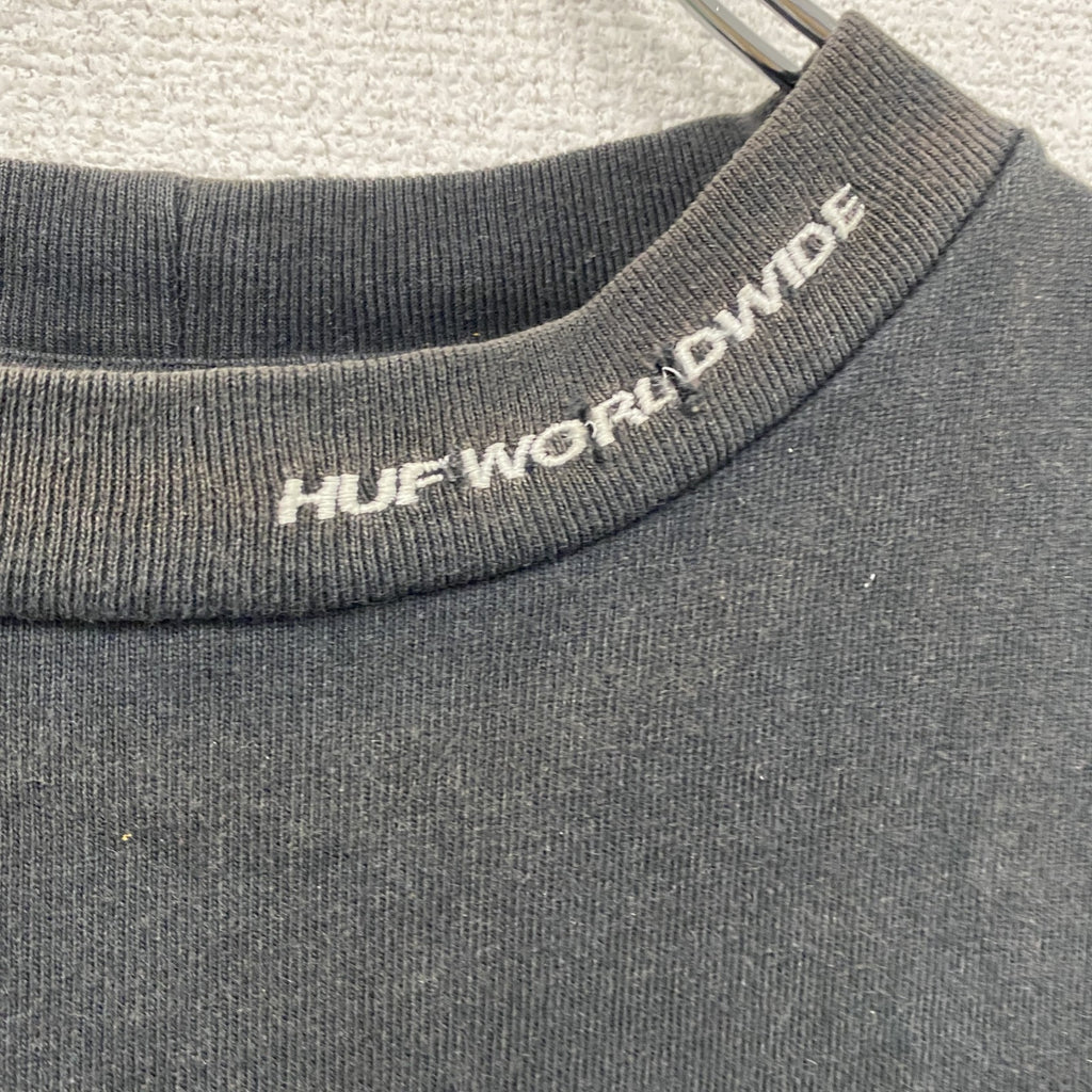 HUF　ハフ　半袖ポケットTシャツ　ポケT　黒　ブラック　XLサイズ