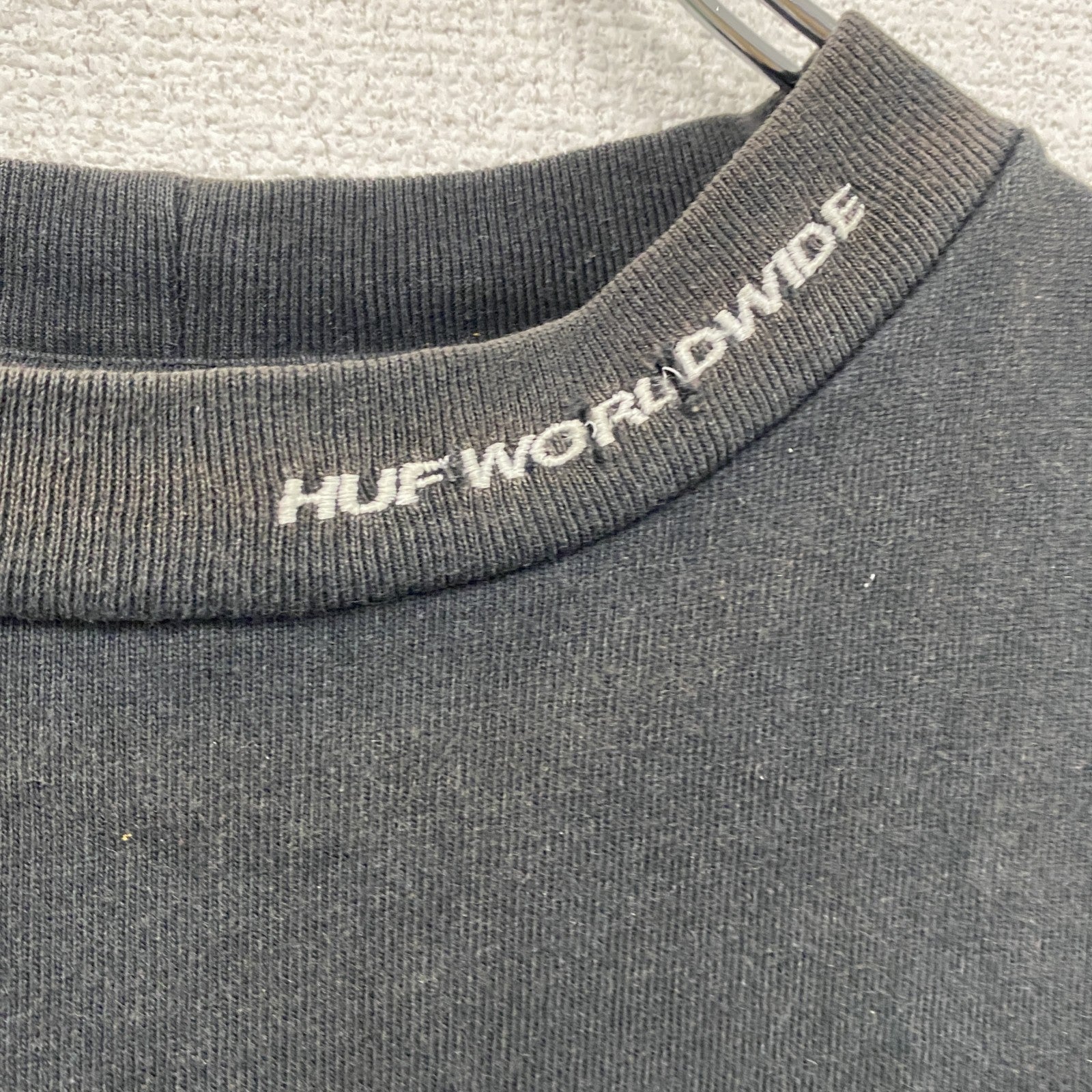 HUF　ハフ　半袖ポケットTシャツ　ポケT　黒　ブラック　XLサイズ