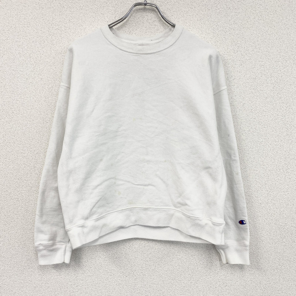 Champion　チャンピオン　リバースウィーブ　スウェット/トレーナー　目無し　白　ホワイト　