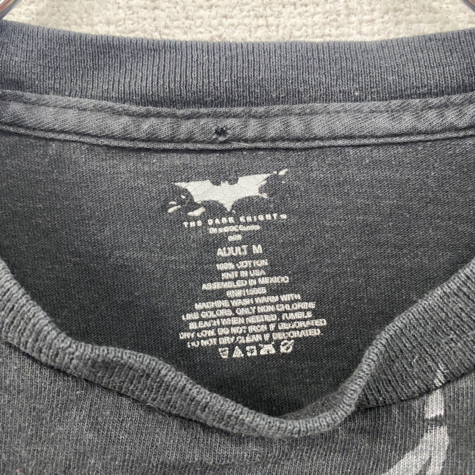 THE DARK KNIGHT　ダークナイト　JOKER　ジョーカー　半袖Tシャツ　ムービーT　黒　ブラック　Mサイズ