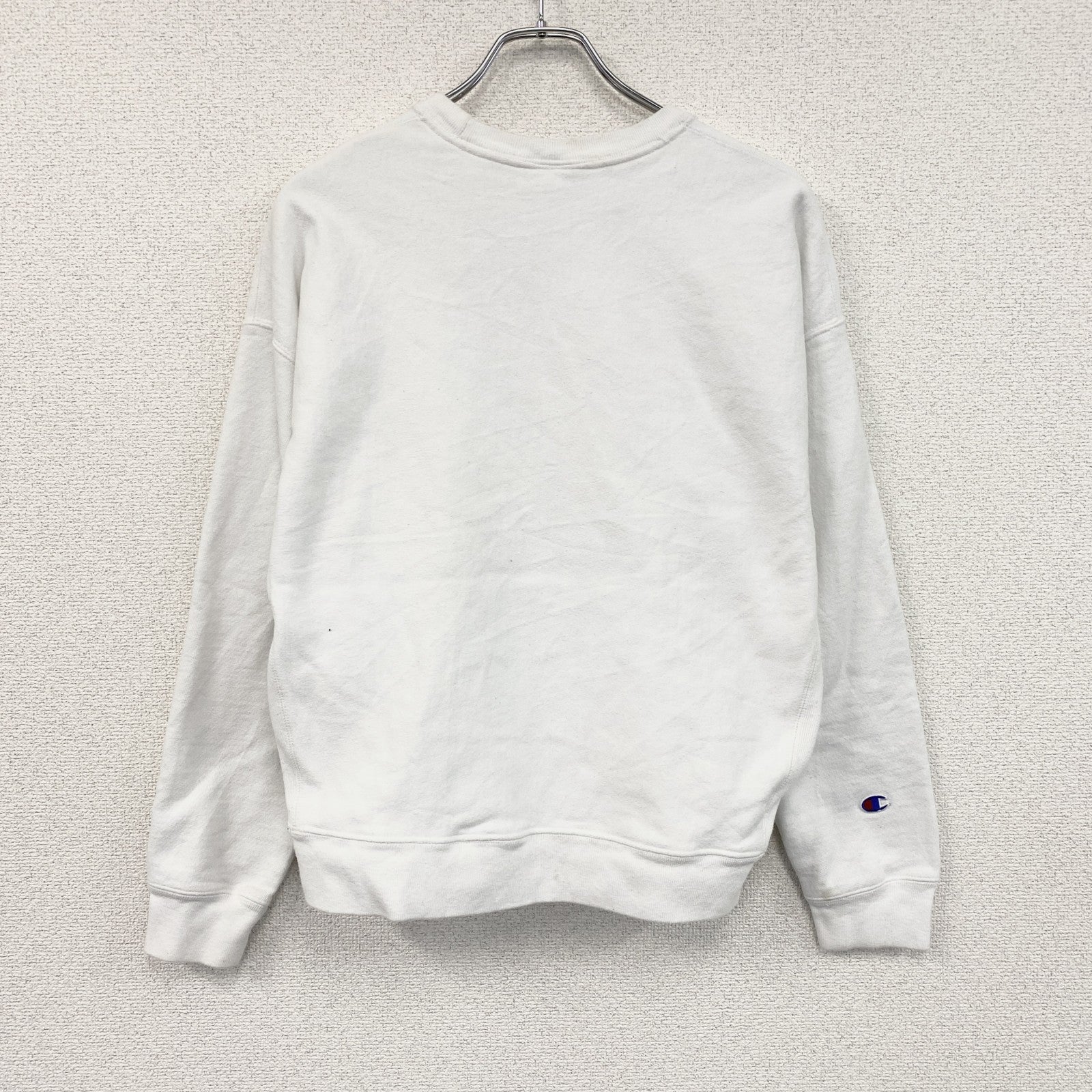 Champion　チャンピオン　リバースウィーブ　スウェット/トレーナー　目無し　白　ホワイト　