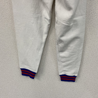 Champion　チャンピオン　リバースウィーブ　スウェットパンツ　リブライン　ヘビーウエイト　刺繍ロゴ　白　ホワイト　Mサイズ　古着