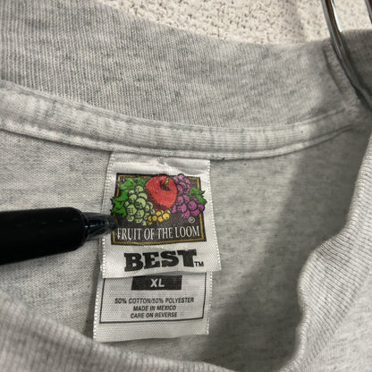 FRUIT OF THE LOOM　フルーツオブザルーム　半袖Tシャツ　ヴィンテージ　グレー　XLサイズ