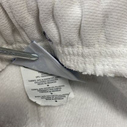 Champion　チャンピオン　リバースウィーブ　スウェットパンツ　リブライン　ヘビーウエイト　刺繍ロゴ　白　ホワイト　Mサイズ　古着