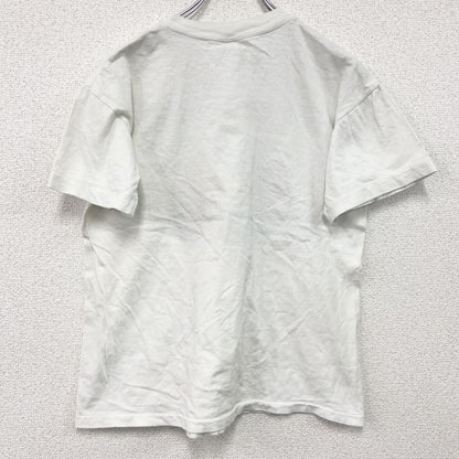 90s～　LESMORE　半袖プリントTシャツ　染み込みプリント　ヴィンテージ　白　ホワイト　Mサイズ