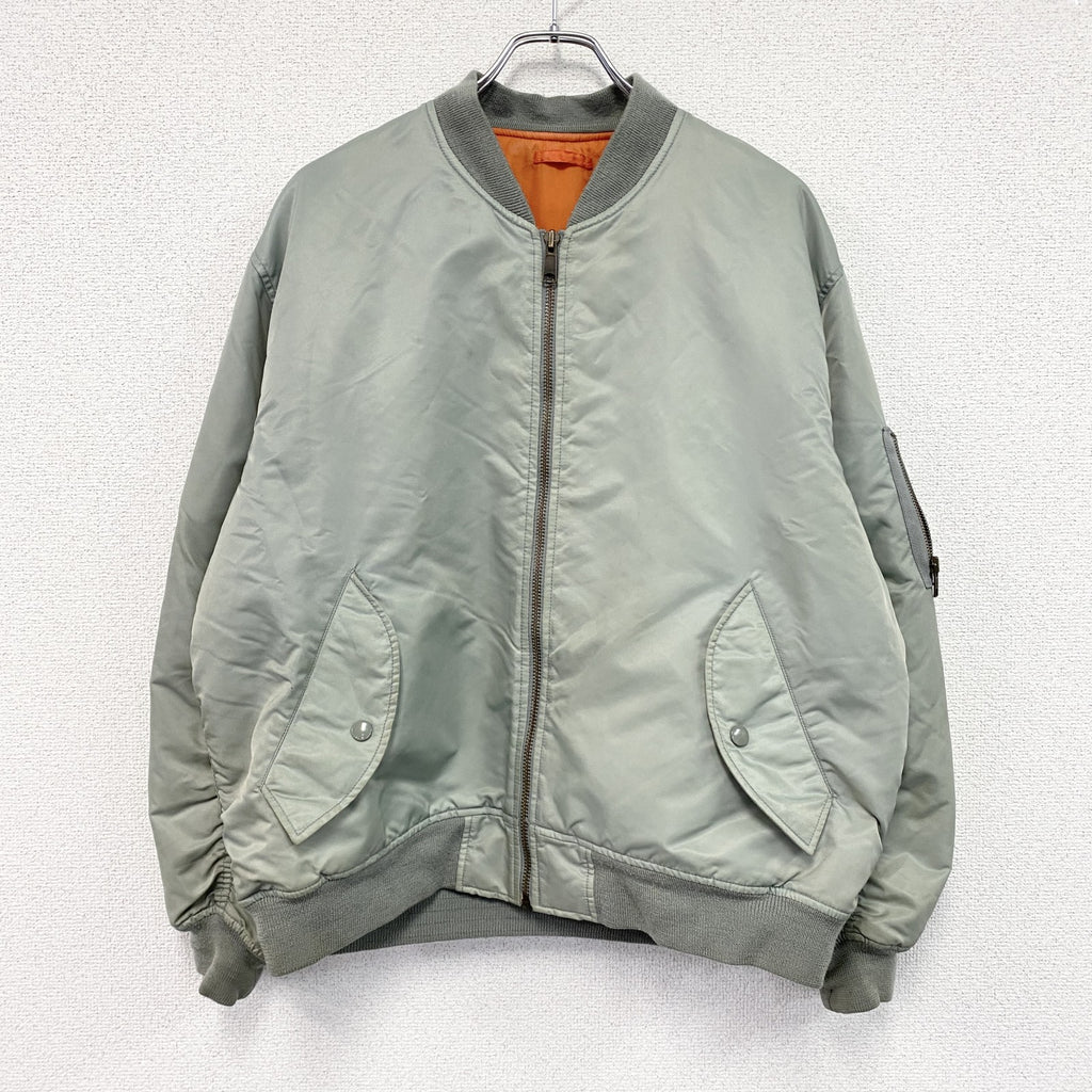 OLD UNIQLO　オールドユニクロ　フライトジャケット/MA-1　セージグリーン　Lサイズ