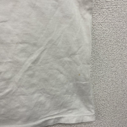 90s～　LESMORE　半袖プリントTシャツ　染み込みプリント　ヴィンテージ　白　ホワイト　Mサイズ