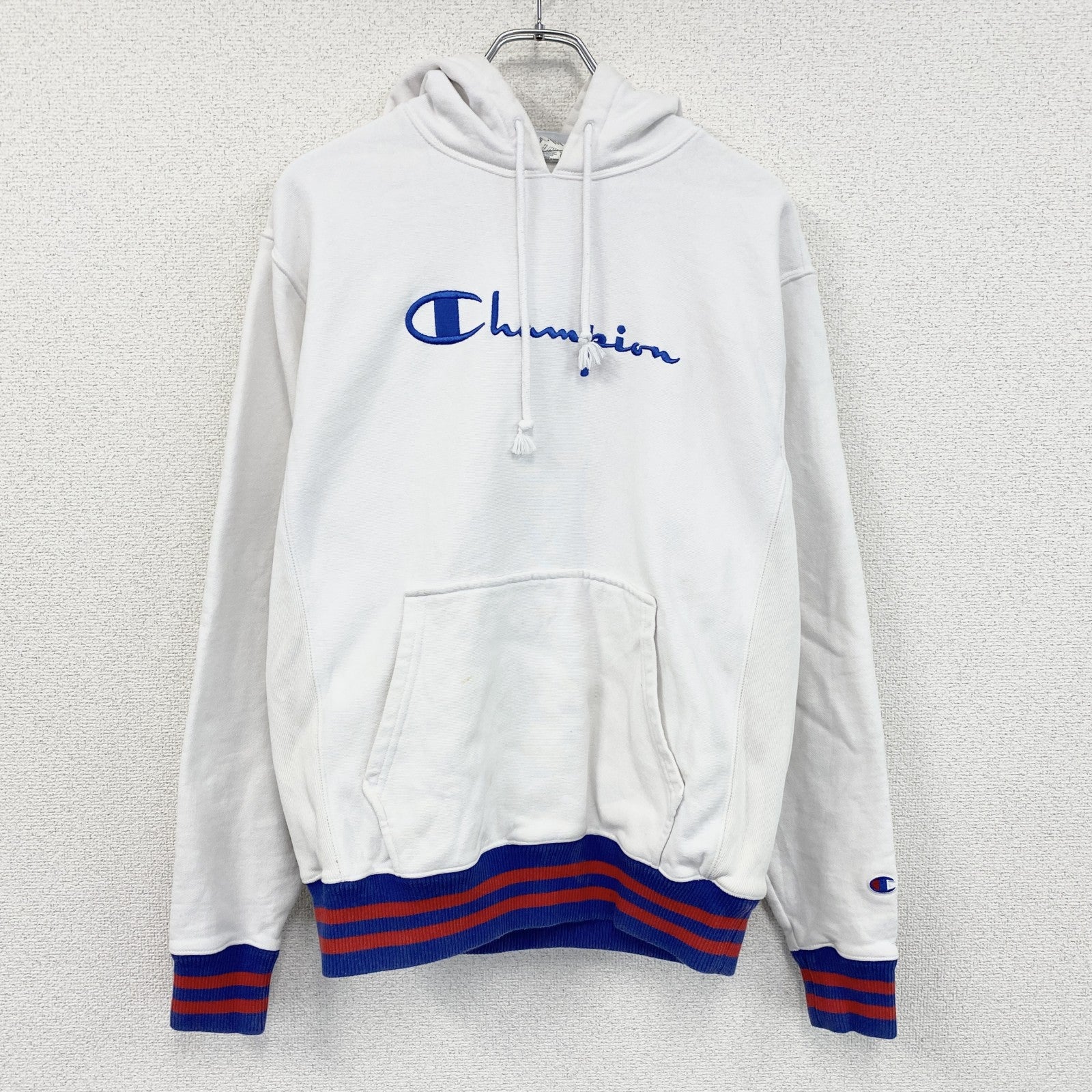 Champion　チャンピオン　リバースウィーブ　スウェットパーカー/フーディー　白　ホワイト　Mサイズ