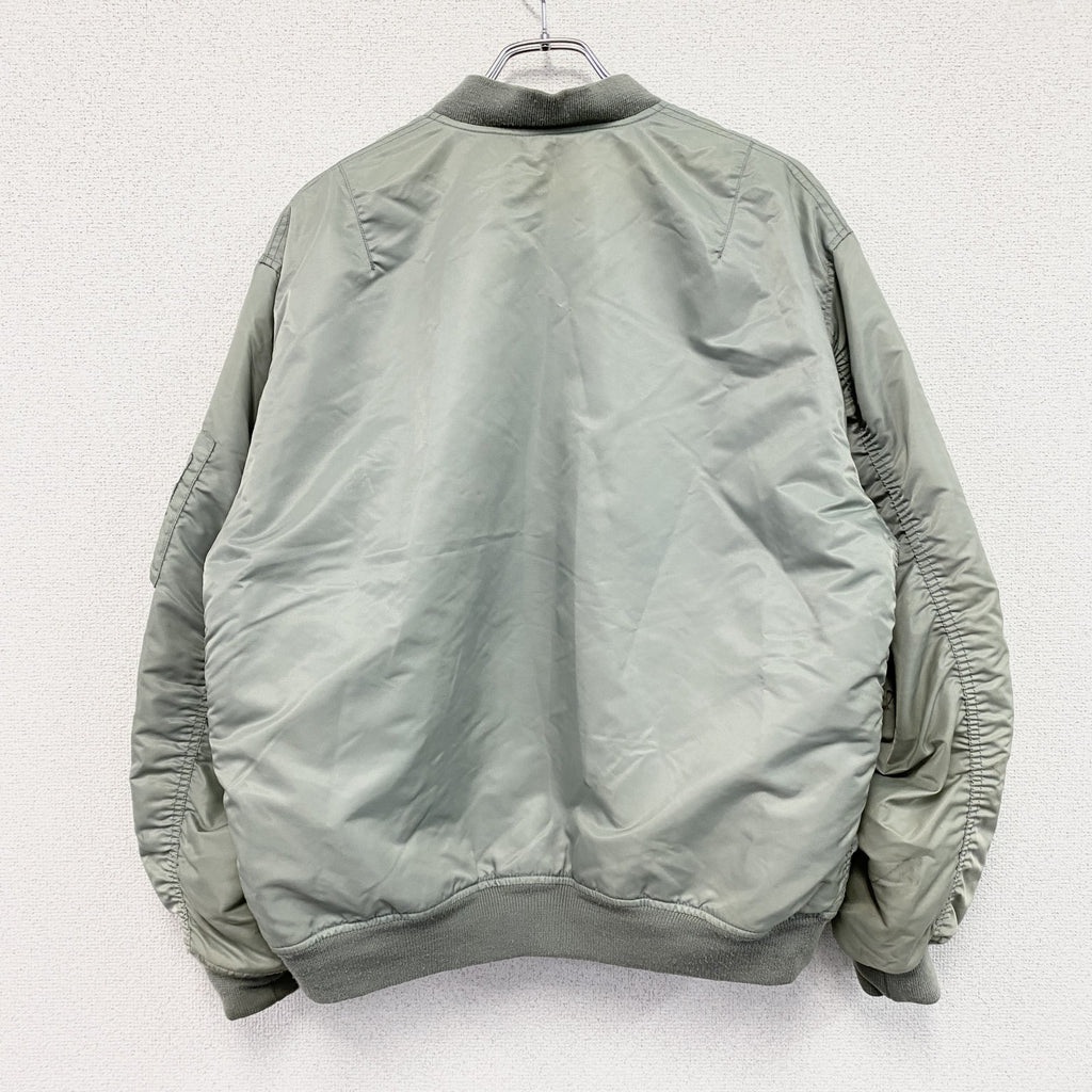 OLD UNIQLO　オールドユニクロ　フライトジャケット/MA-1　セージグリーン　Lサイズ