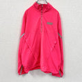 90s　NIKE　ナイキ　ハーフジップナイロンジャケット　ヴィンテージ　銀タグ　ピンク　XLサイズ
