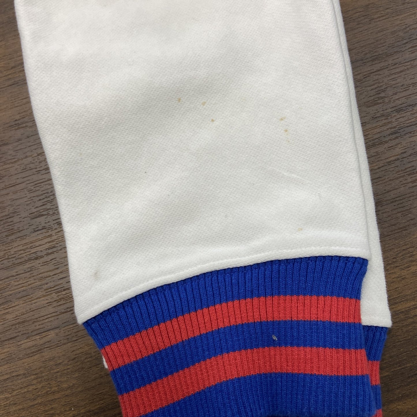 Champion　チャンピオン　リバースウィーブ　スウェットパンツ　リブライン　ヘビーウエイト　刺繍ロゴ　白　ホワイト　Mサイズ　古着