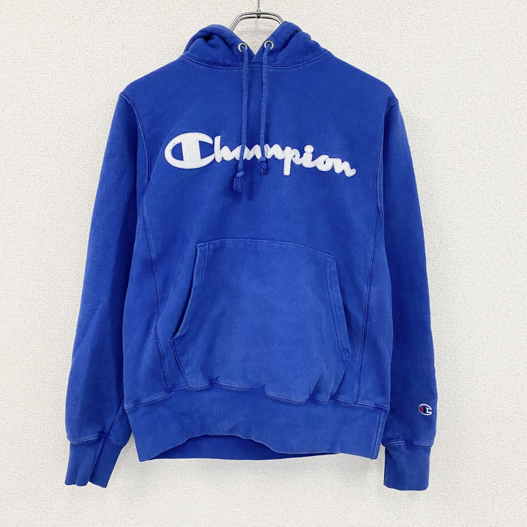 Champion　チャンピオン　リバースウィーブ　スウェットパーカー/フーディー　ヘビーウエイト　現行　青　ブルー　Sサイズ