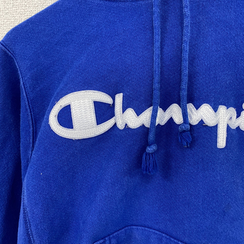 Champion　チャンピオン　リバースウィーブ　スウェットパーカー/フーディー　ヘビーウエイト　現行　青　ブルー　Sサイズ