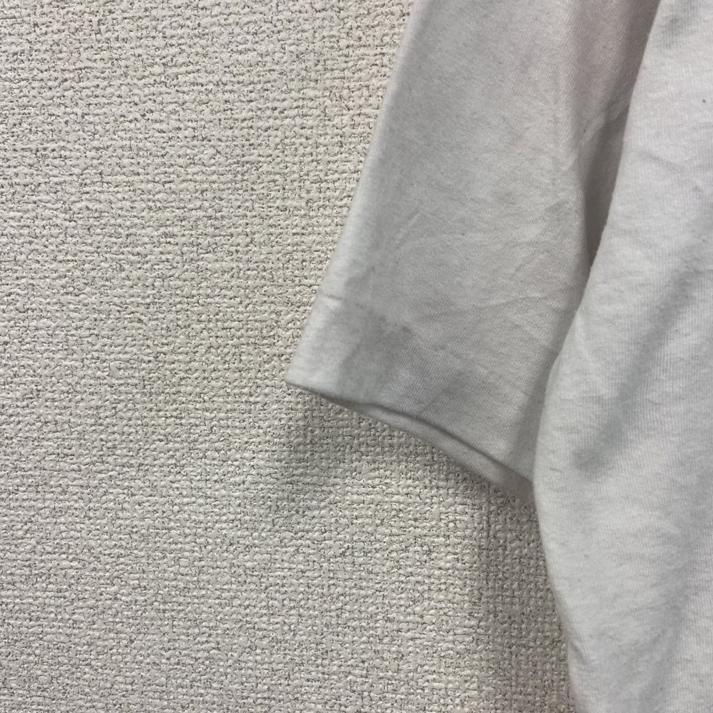 ～90s　S.K.Sportswear　半袖アニマルプリントTシャツ　ヴィンテージ　白　ホワイト　Lサイズ